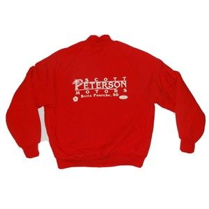 Vintage Quilted Jacket WestArk Ford Motors Scott Peterson South Dakota L USA